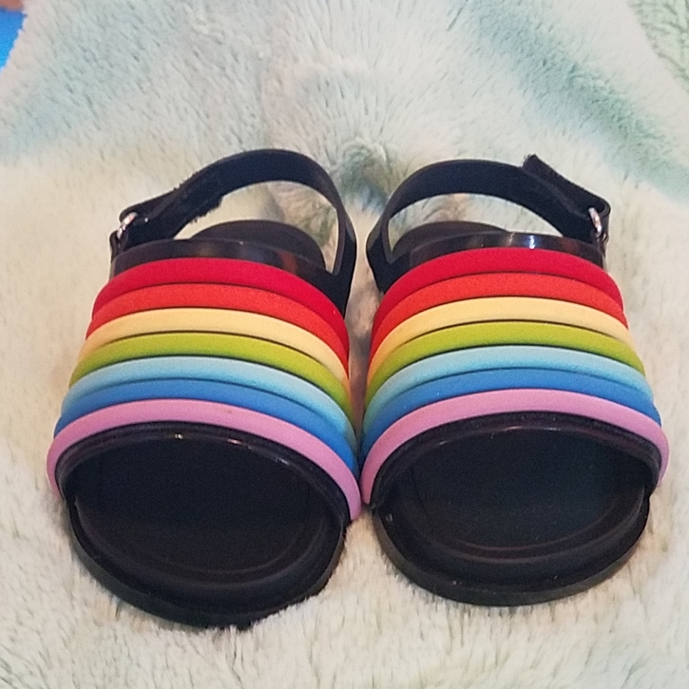 Mini Melissa baby sandals sz 6 US